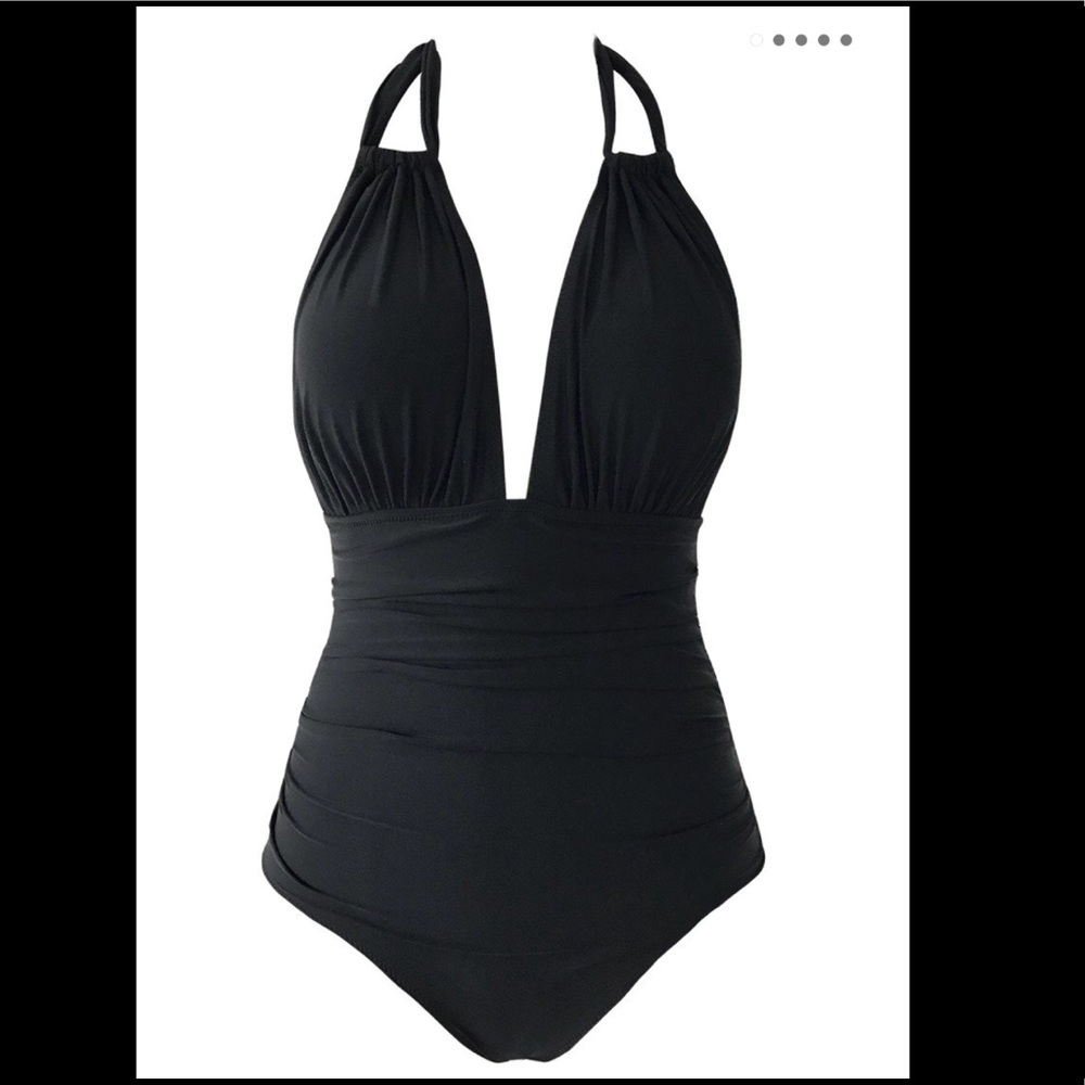 Cupshe Keep Secrets Halter One-piece Swimsuit